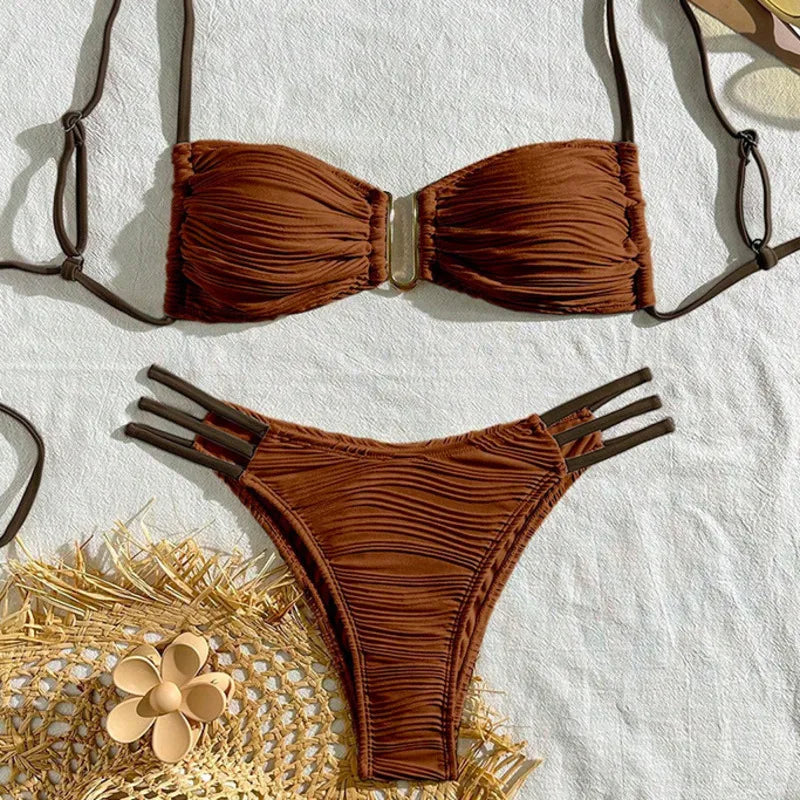 Boho bikini set dames strandlook zomer – Yvona