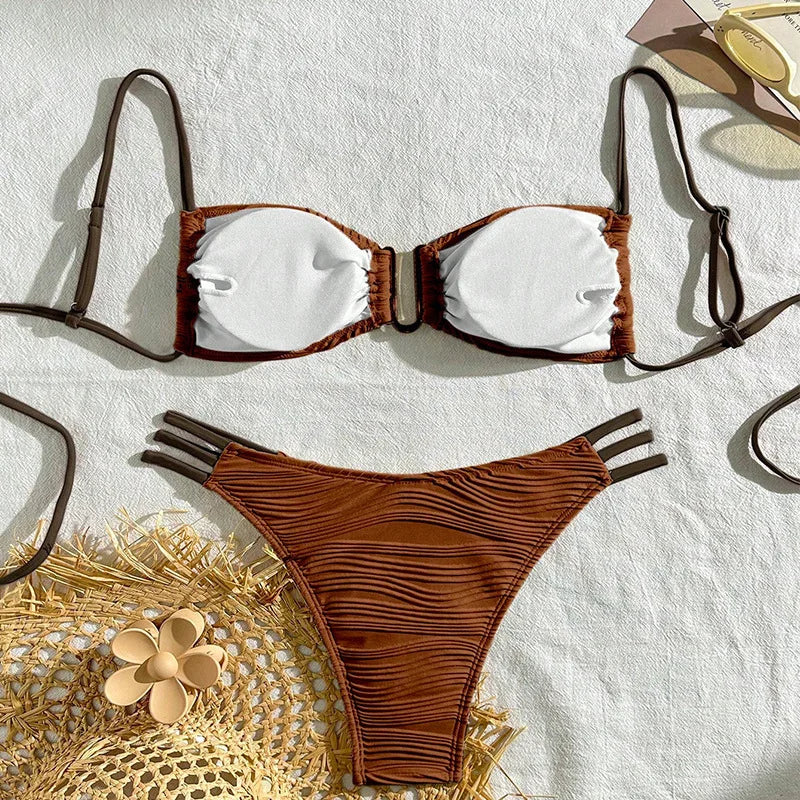 Boho bikini set dames strandlook zomer – Yvona