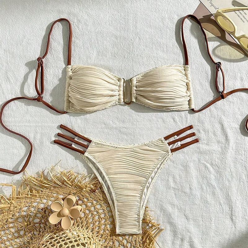 Boho bikini set dames strandlook zomer – Yvona