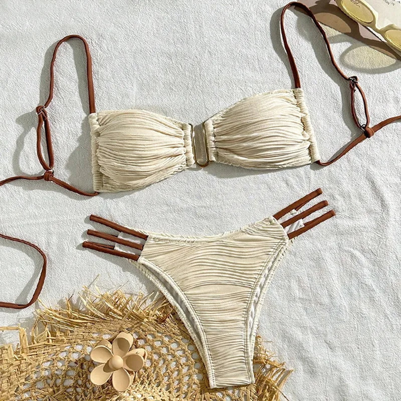 Boho bikini set dames strandlook zomer – Yvona