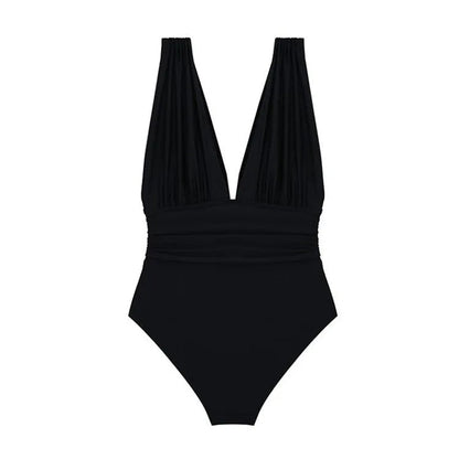 Corrigerend Badpak Ibiza Stijl V-Hals Design – Femke
