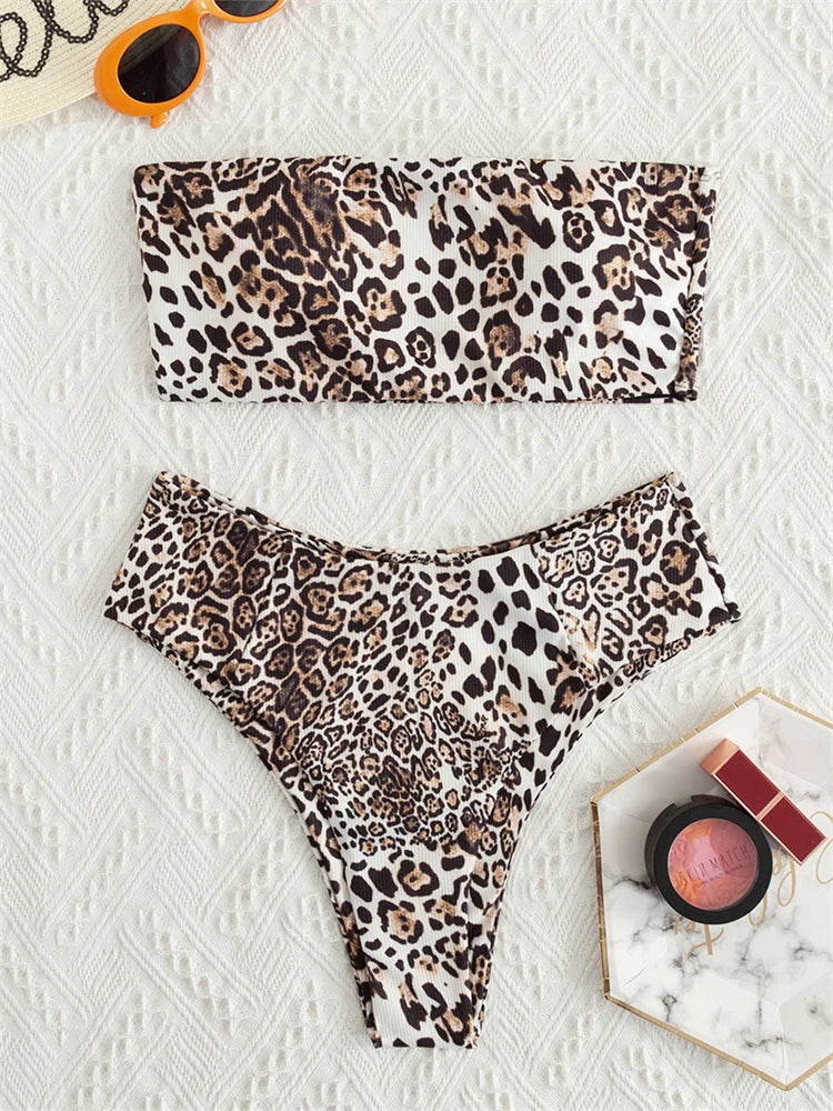 Luipaardprint bikini dames tweedelig sensueel – Nayara