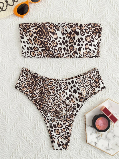 Luipaardprint bikini dames tweedelig sensueel – Nayara