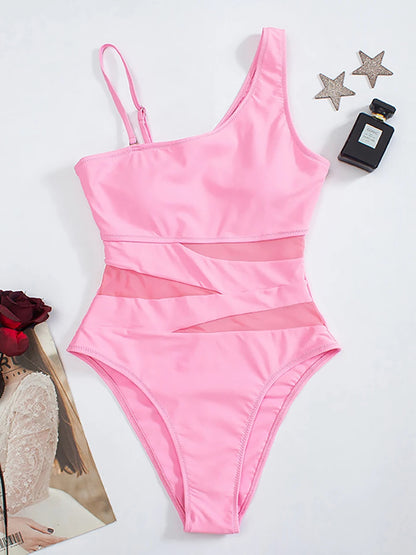 Monokini Badpak met Mesh en Verleidelijke Pasvorm – Laravine