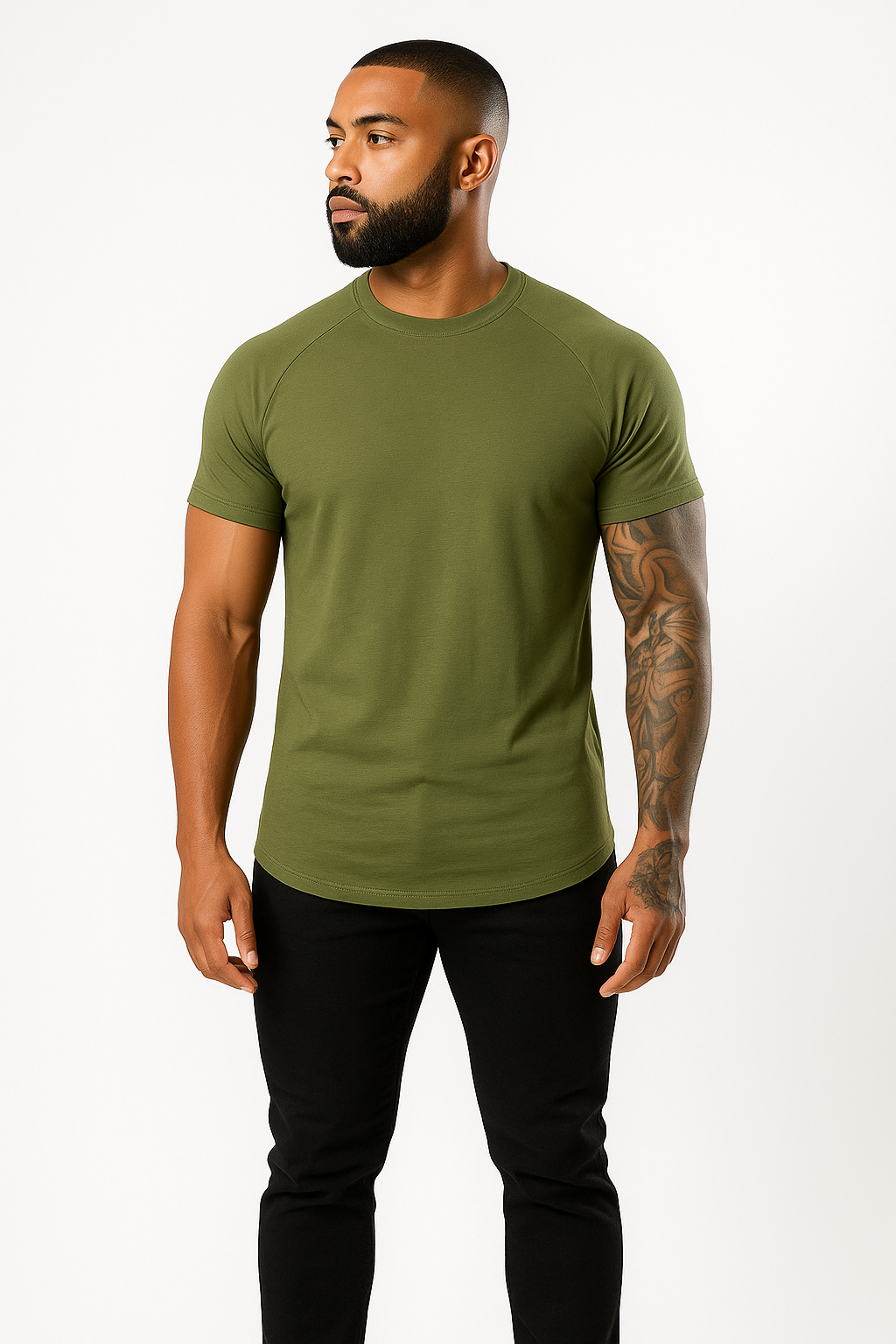 T-shirt heren ademend korte mouwen gespierde fit – Dewitt