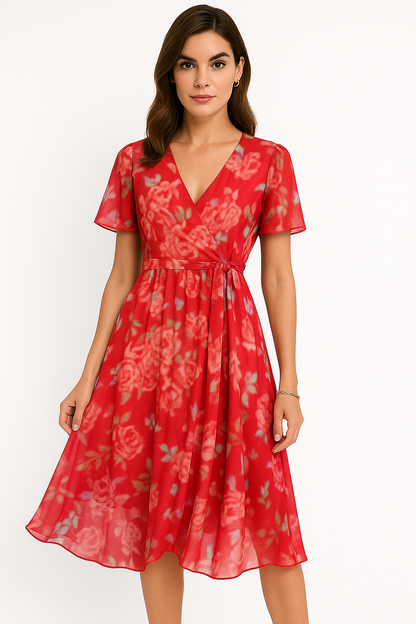 Boho zomerjurk met kleurverloop en comfort – Leanne