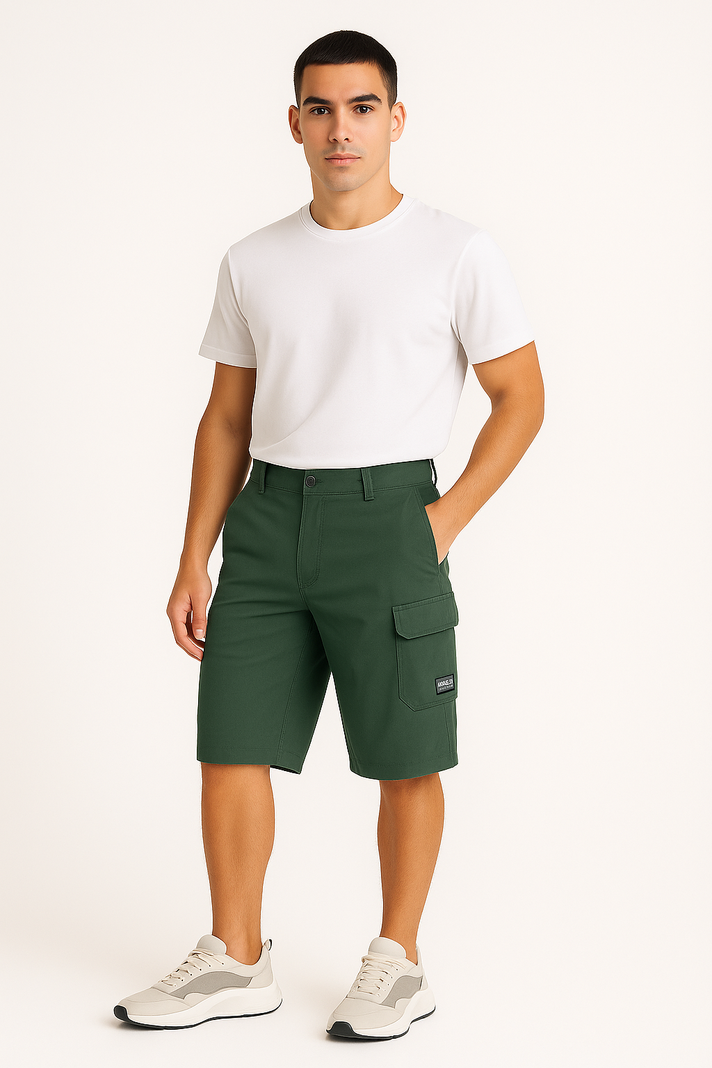 Schneldrogende cargo shorts voor heren met zakken – Thijmen