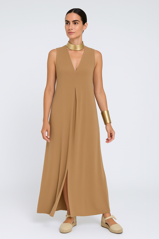 Sculpting maxi-jurk voor een elegant silhouet – Jane