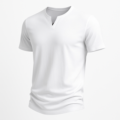 T-shirt voor heren, kort, ademend, slim fit en stretch – Dirk
