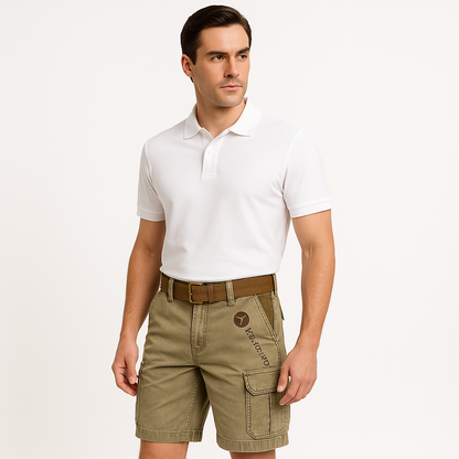 Heren cargo shorts met ruime zakken – William