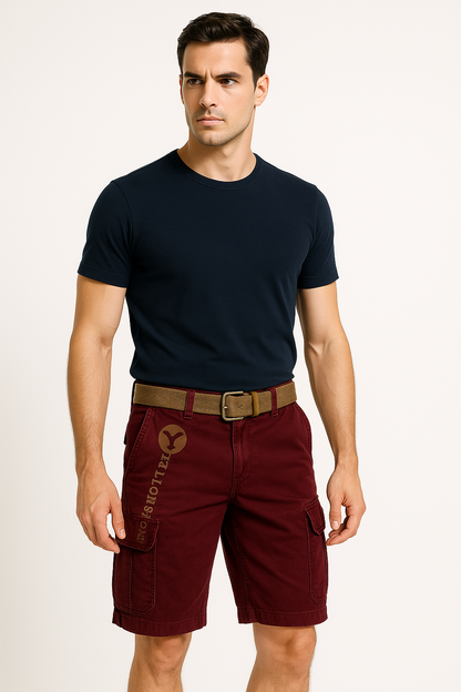 Heren cargo shorts met ruime zakken – William