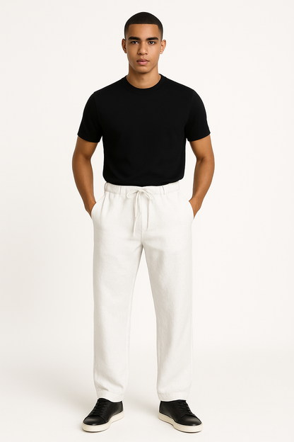 Linnen Herenbroek voor Zomercomfort en Stijl – Hendrik