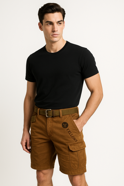 Heren cargo shorts met ruime zakken – William