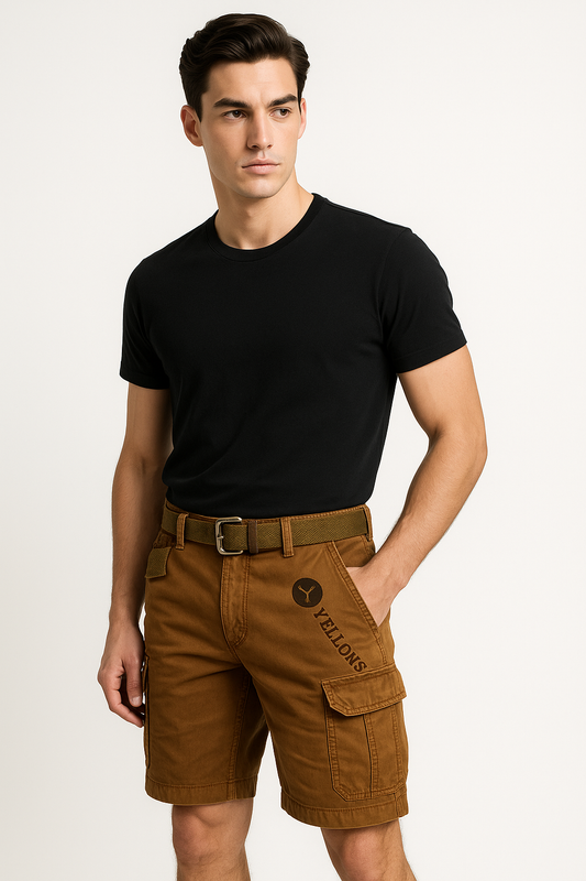 Heren cargo shorts met ruime zakken – William