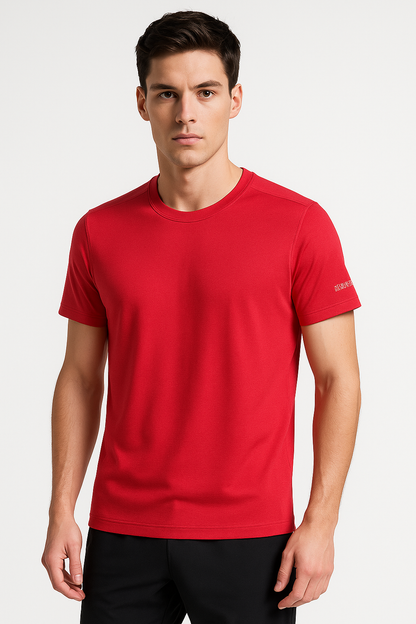Comfortabel T-shirt voor heren, ademend, slim fit, zomer – Hendrik