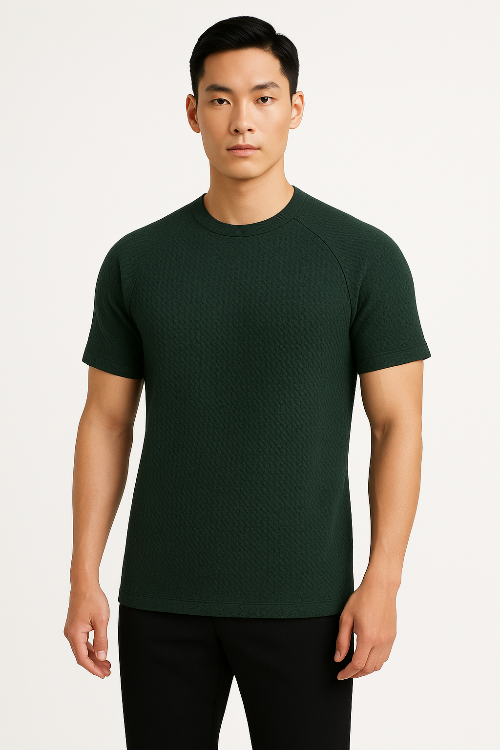 Heren T-shirt – ademend slim fit zomer casual – Dirk