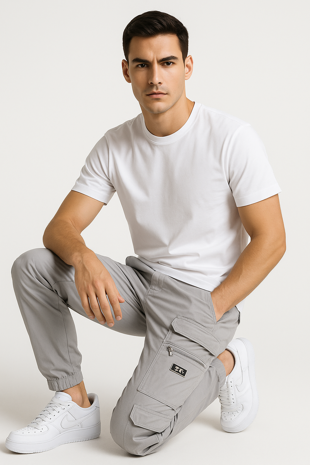 Cargo broek heren met zakken en comfort – Ewout