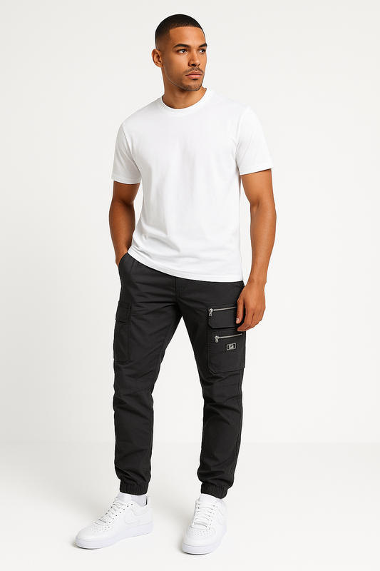 Cargo broek heren met zakken en comfort – Ewout