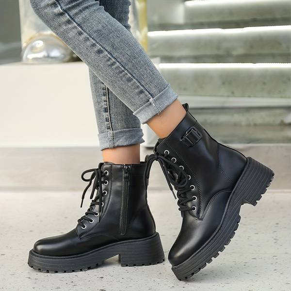 Luxe Leren Dameslaarzen voor Stijlvolle Look – Reza