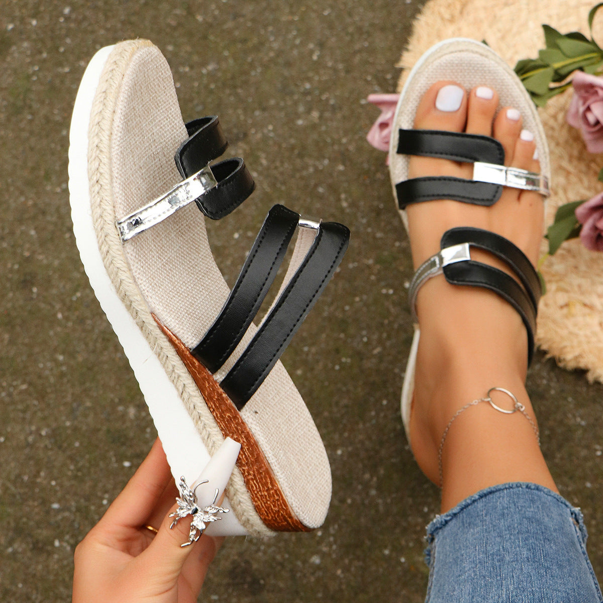 Comfortabele Wedgesandalen Voor Zomeruitjes - Femke