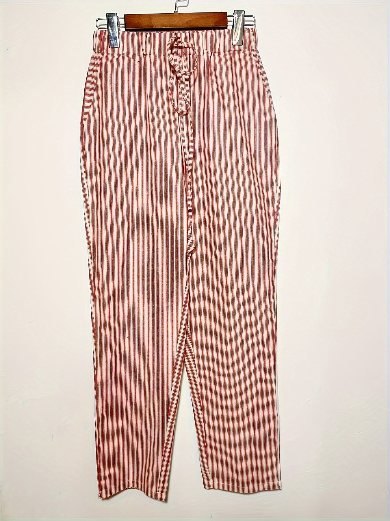 Gestreepte dames zomerbroek etnisch luchtig design – Norah