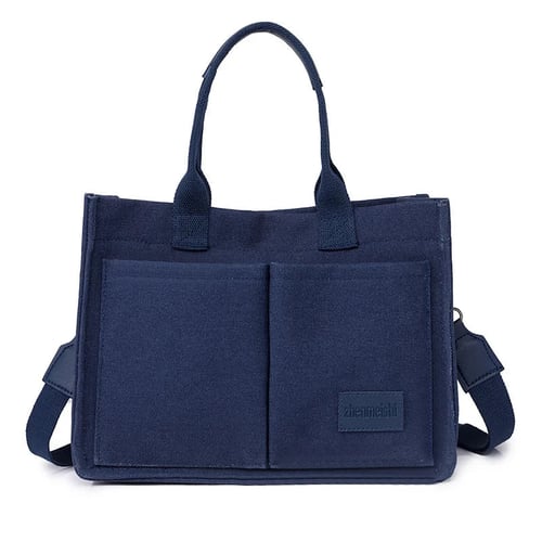 Elegante canvas schoudertas voor dames – Rilana