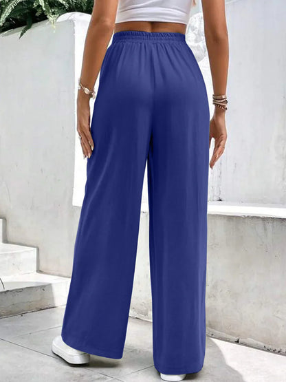Stijlvolle wijde broek met elegante pasvorm – Sophie