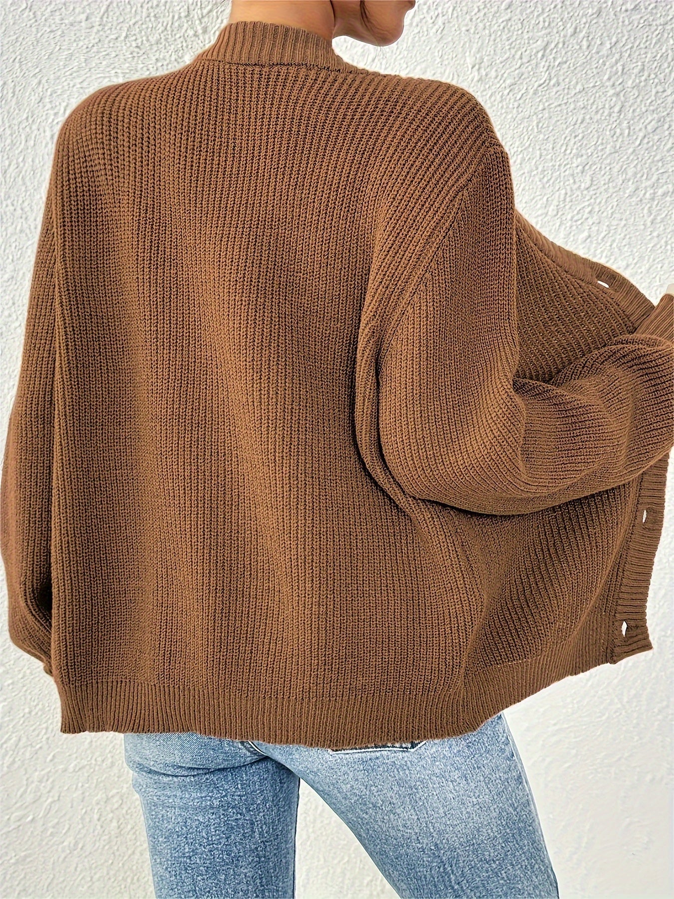Stijlvol vest met knopen en V-hals – Olivia