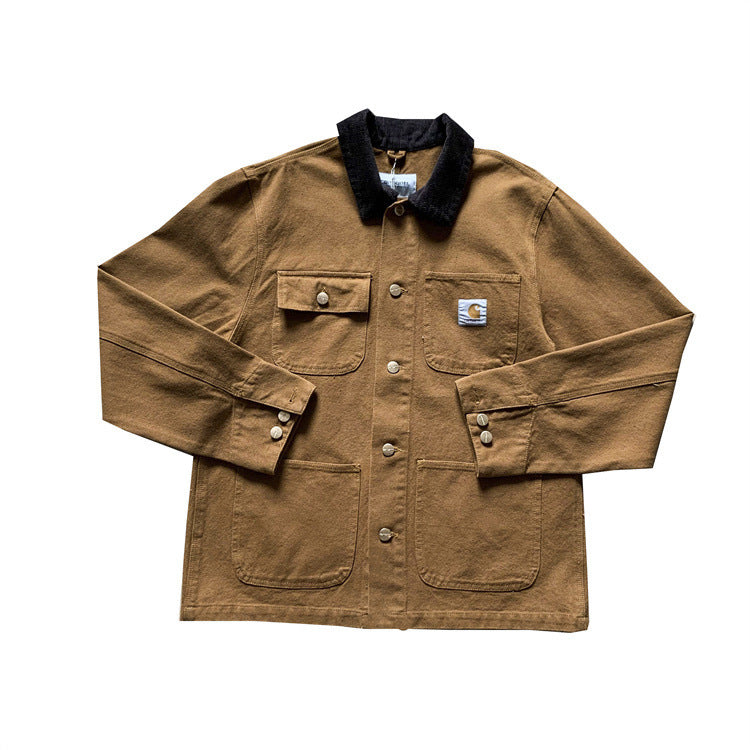 Katoenen Chore Jacket voor Dames met Stadsstijl – Trivora