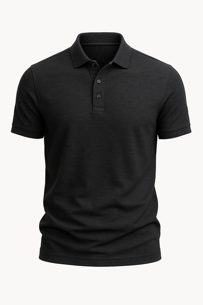 Elite Musclefit Polo met Knoopjes voor Heren – Max