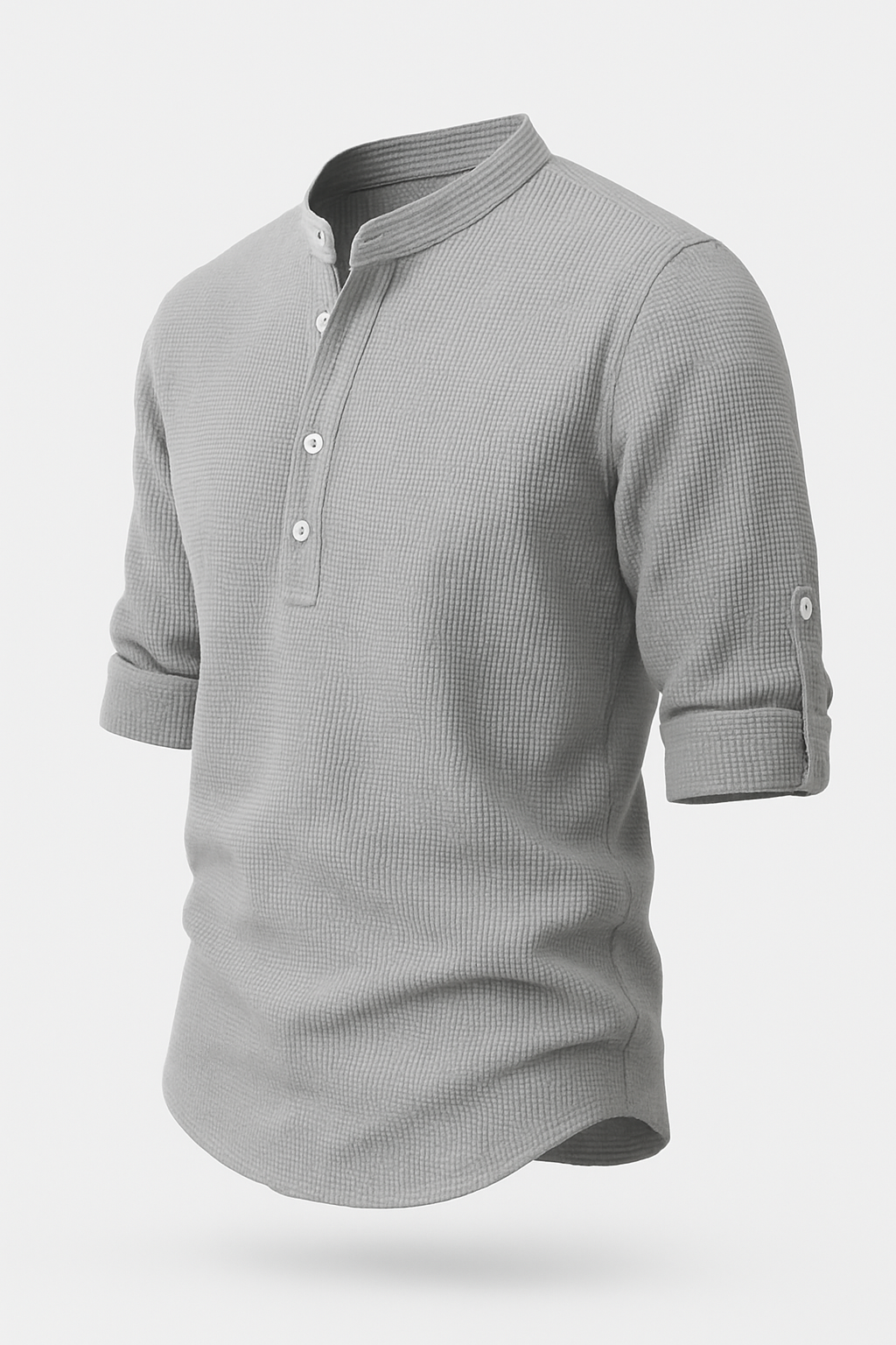 Heren overhemd slim fit katoen stijlvol design – Bram