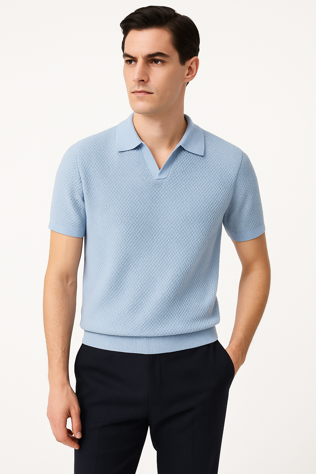 Casual Katoenen Polo T-shirt voor Dagelijks Comfort – Heinrich