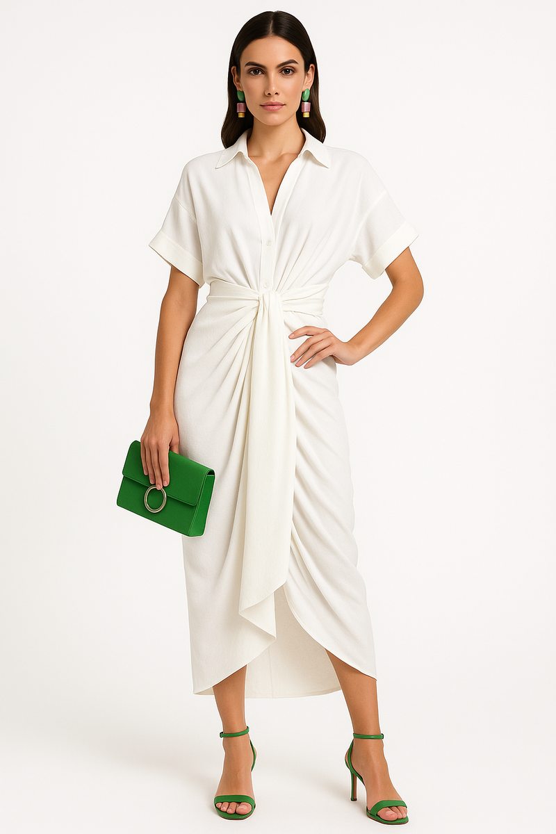 Minimalistische Elegante Damesjurk voor Elk Seizoen – Macy