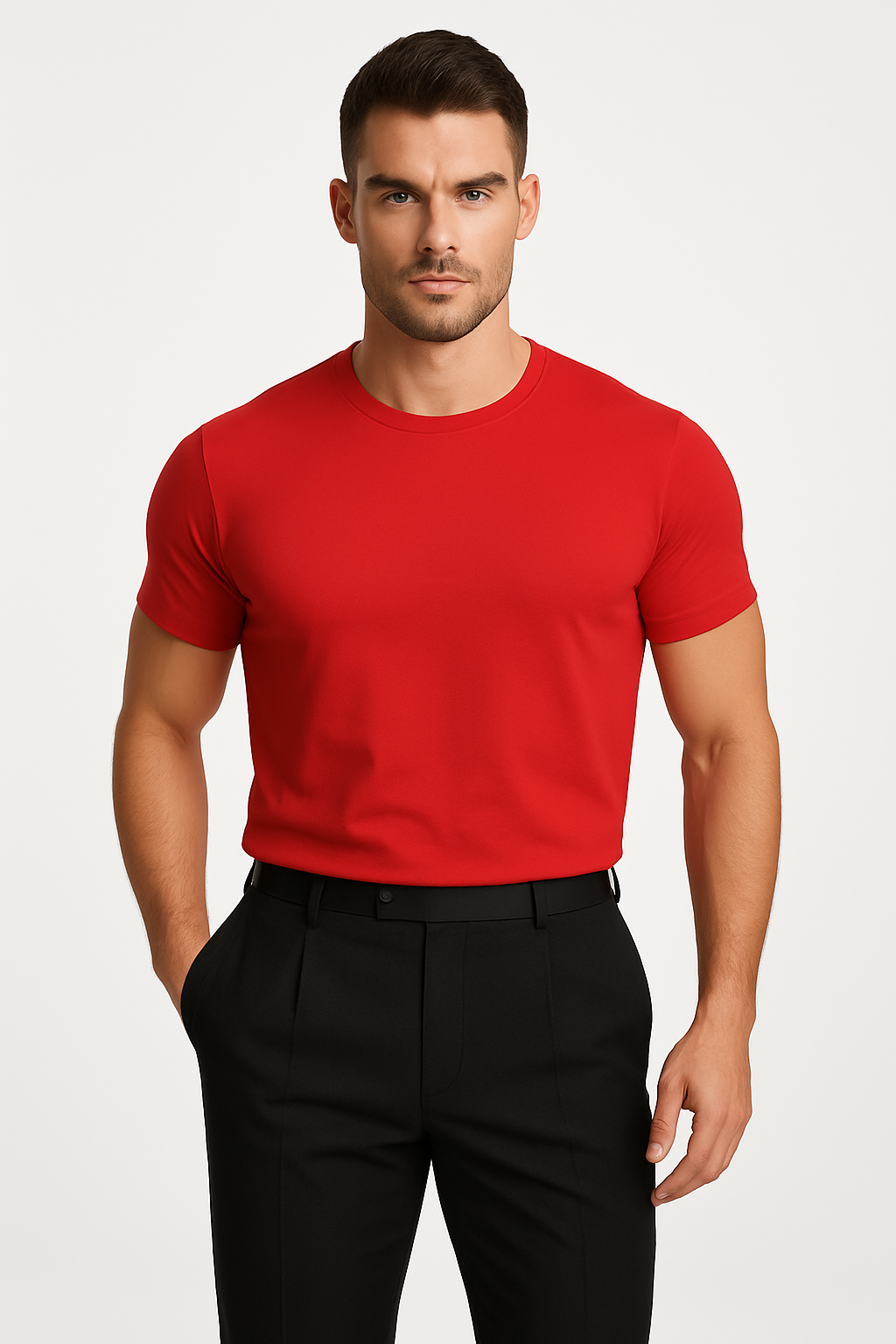 T-shirt heren zomer effen ademend sneldrogend – Aart