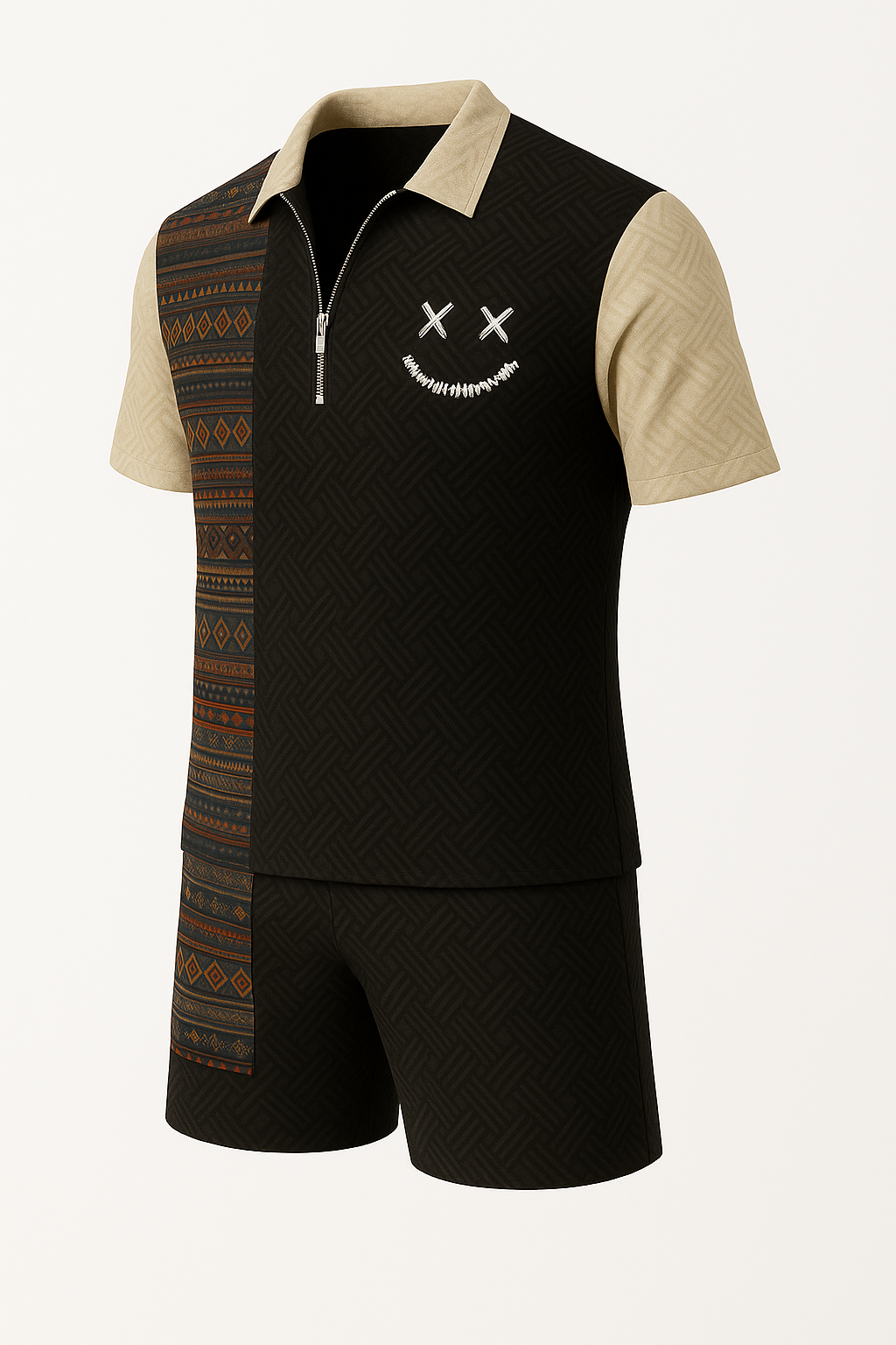 Zomerse herenset met poloshirt en shorts – Arie