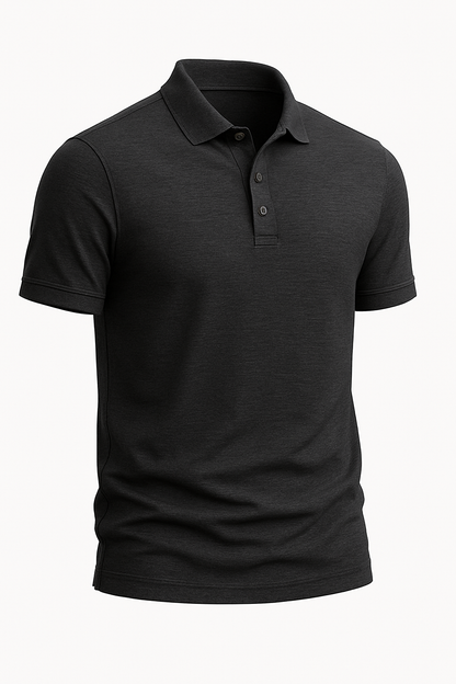 Elite Musclefit Polo met Knoopjes voor Heren – Max