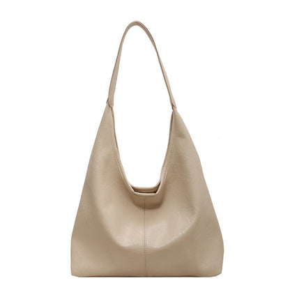 Vegan leren schoudertas met clutch – Meravi