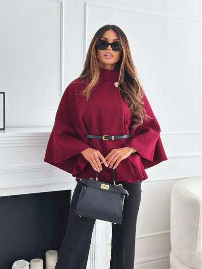 Stijlvolle Wollen Trui Met Batwing Mouwen - Eva