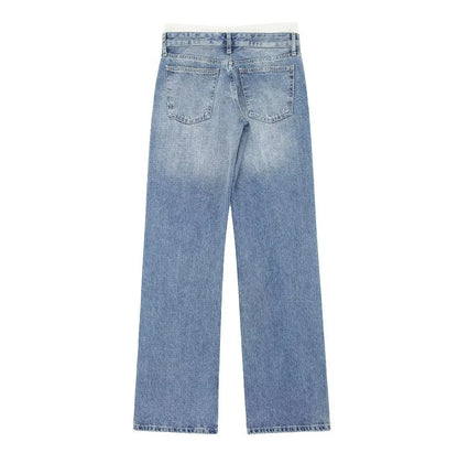 Witte Straight Jeans Stijlvol en Veelzijdig – Liv