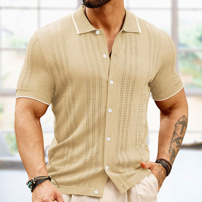 Korte Mouw Polo Shirt Voor Zomer Mode - Tom
