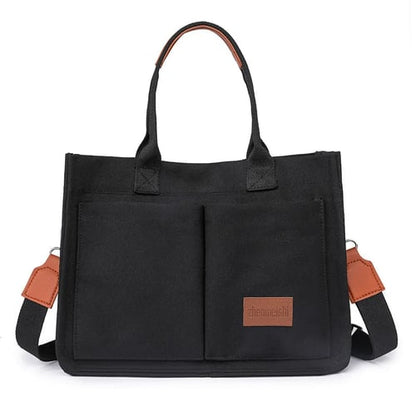 Elegante canvas schoudertas voor dames – Rilana