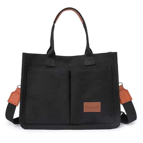 Elegante canvas schoudertas voor dames – Rilana