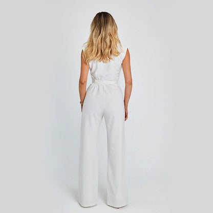 Mouwloze Elegante Jumpsuit Voor Zomerlook – Lara
