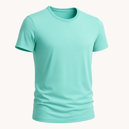 Klassiek heren-T-shirt van katoen met perfecte pasvorm – Noven