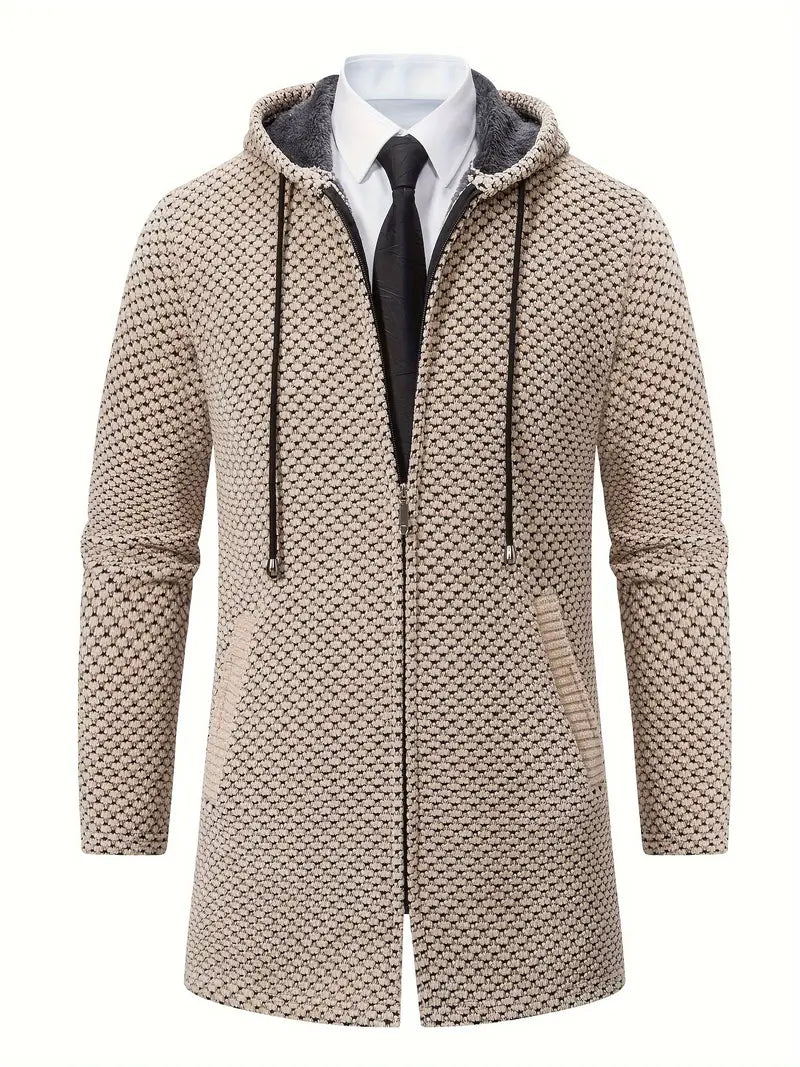 Warme Fleece Herenjas Met Capuchon – Julian