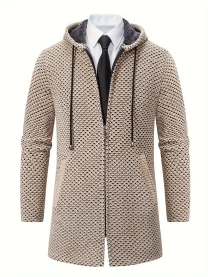 Warme Fleece Herenjas Met Capuchon – Julian