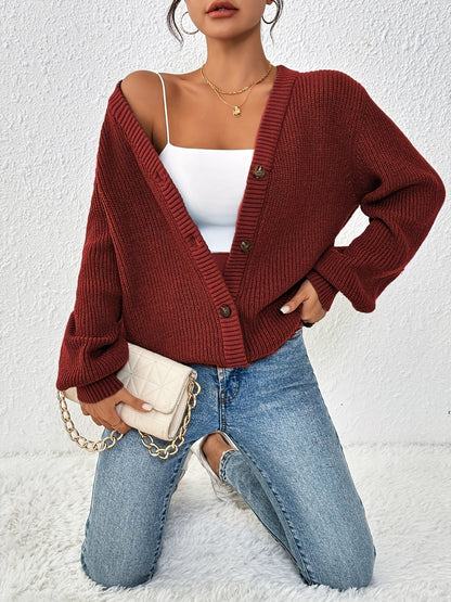 Stijlvol vest met knopen en V-hals – Olivia