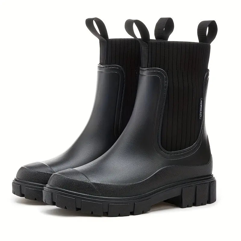 Stijlvolle dames regenlaarzen met waterdicht design – Isabella