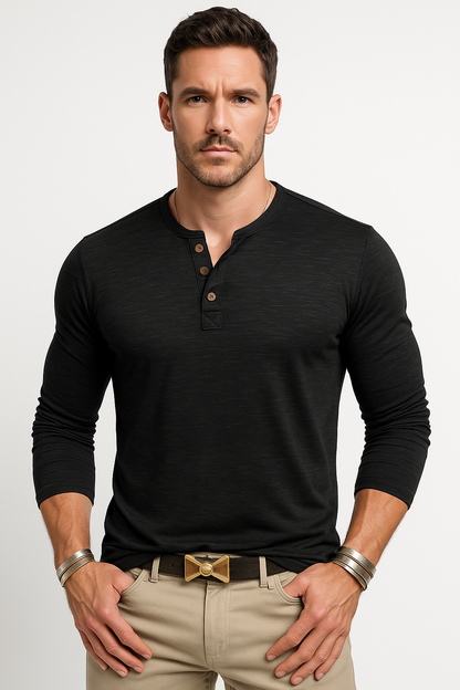 Quick-dry heren sportshirt met lange mouwen – Aron