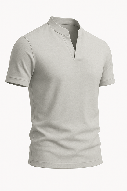 Sportief Overhemd Heren – Stretch, Casual V-hals | Flynzor